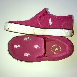 ⭐️ POLO Ralph Lauren pink suede shoes ⭐️